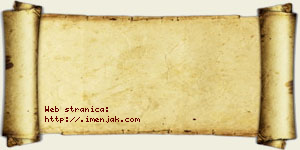 Hana Vukojčić vizit kartica